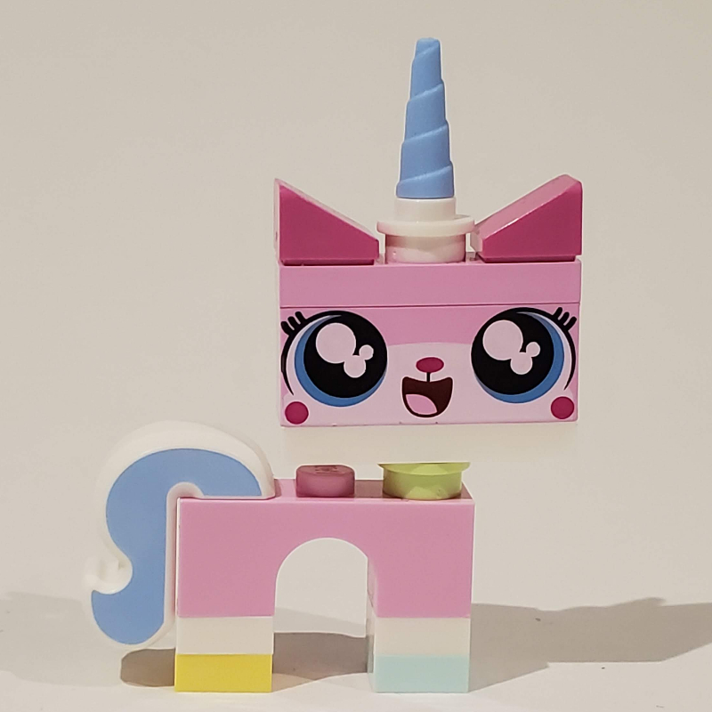 LEGO Unikitty, Light Aqua Foot, Open Mouth, 'Cute' Pupils (CMF) (fig-006655)