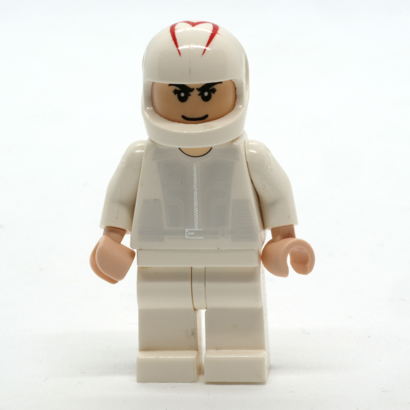 LEGO Speed Racer, White Outfit (fig-006706)