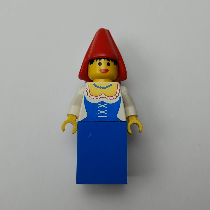 LEGO Maiden - Blue Skirt, Red Cone Hat (fig-006751)