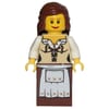 Maiden (Fantasy Era) - Brown Skirt, Reddish Brown Hair