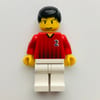Soccer Player Red Torso, White Legs #2