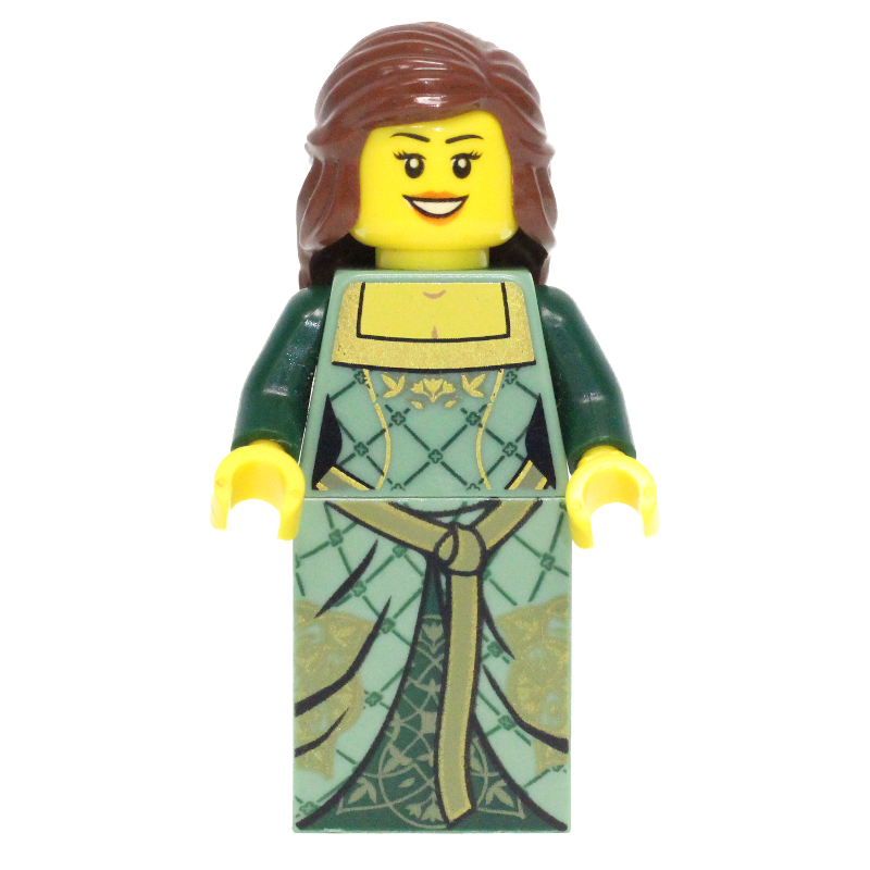 LEGO Maiden (Kingdoms) - Reddish Brown Hair (fig-006767)