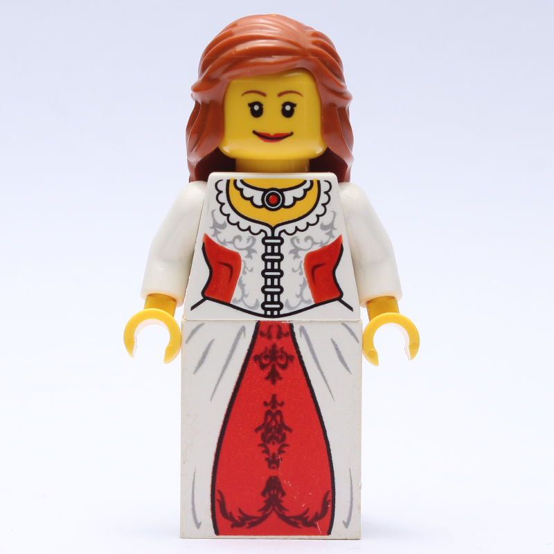 LEGO Maiden (Kingdoms) - Dark Orange Hair (fig-006769)