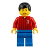 Soccer Player Red Torso, Blue Legs, #2