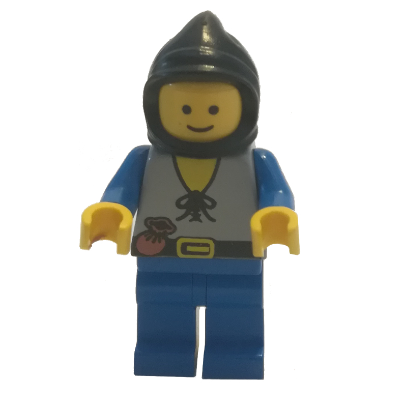 LEGO Peasant - Blue Legs (fig-006788)