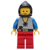 Peasant - Red Legs, Black Hood