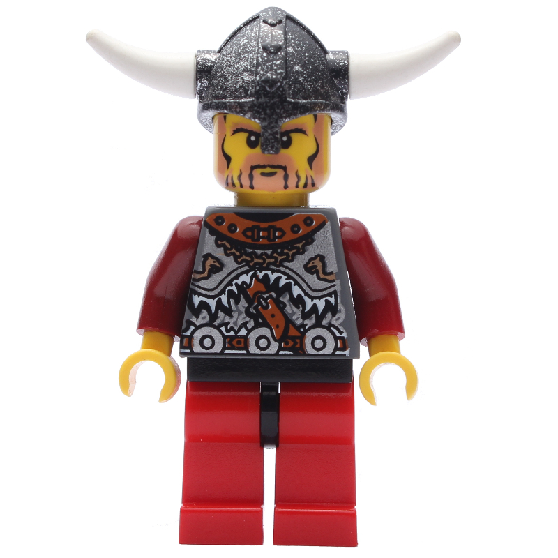 LEGO Viking Red Chess Pawn (fig-006841)