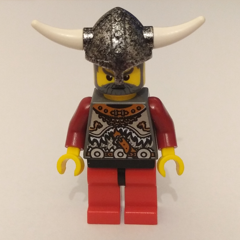 LEGO Viking Red Chess Bishop (fig-006843)