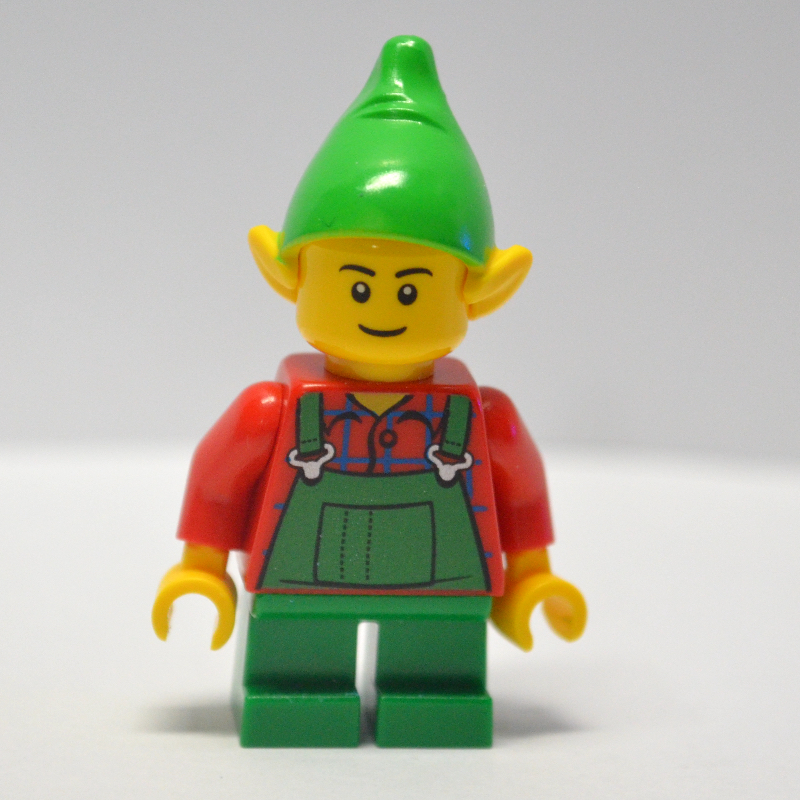LEGO Elf, Green Overalls, Short Green Legs (fig-006850)