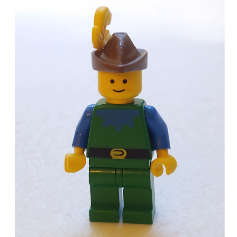 LEGO Forestman (Forestmen) - Blue, Yellow Triple-Plume (fig-006853)