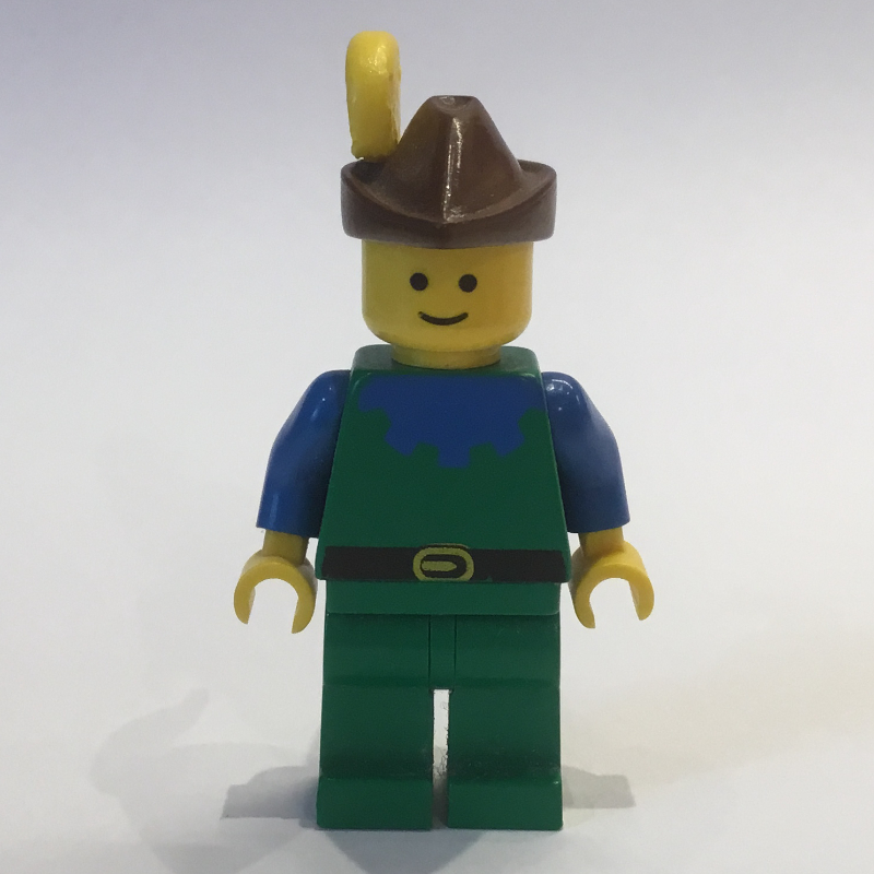 LEGO Forestman (Forestmen) - Blue, Yellow Plume (fig-006854)