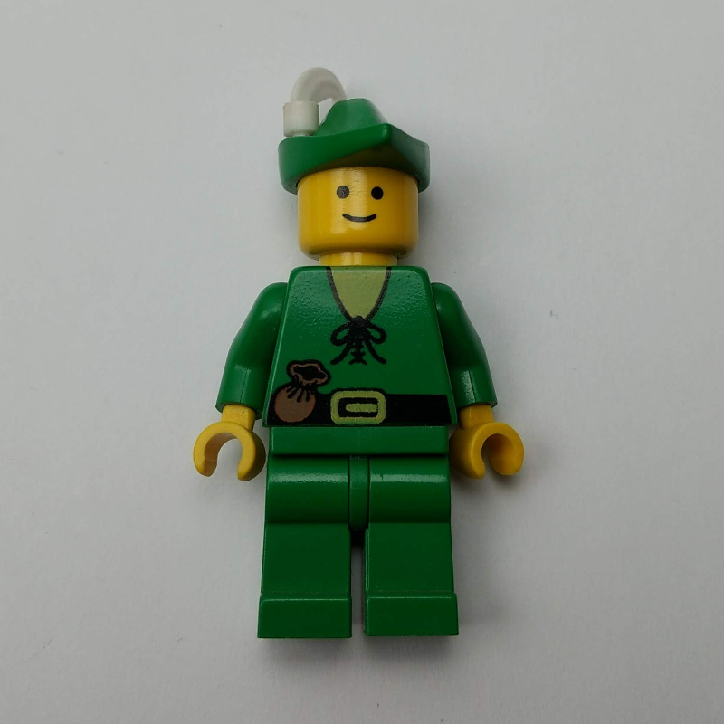 LEGO Forestman (Forestmen) - Yellow, White Plume (fig-006858)