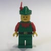 Forestman (Forestmen) - Red, Green Hat, Red Plume