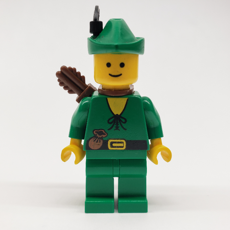 LEGO Forestman Archer (Forestmen) - Yellow, Black Plume (fig-006868)