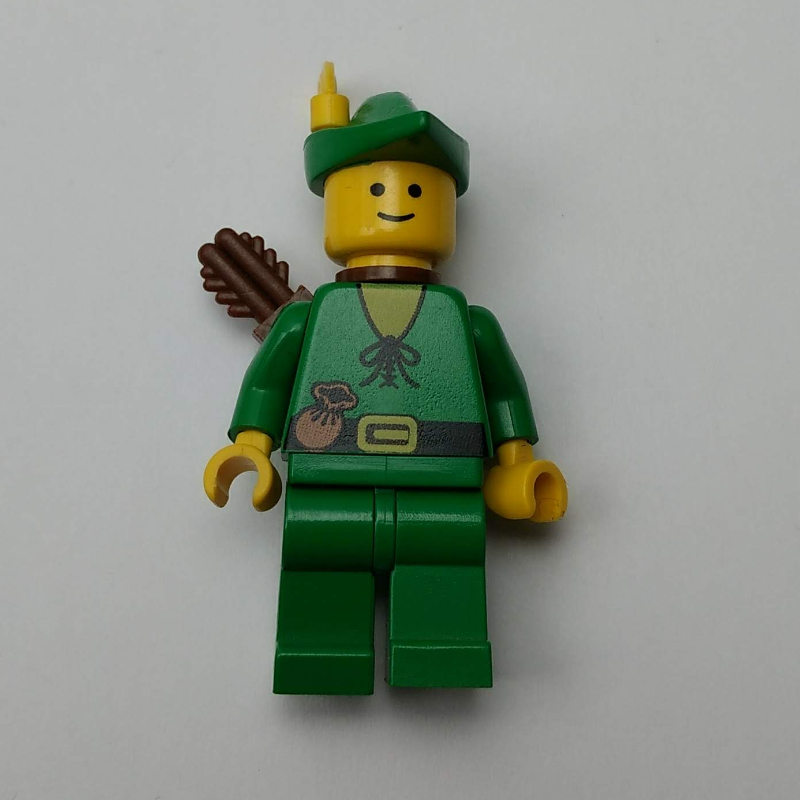 LEGO Forestman Archer (Forestmen) - Yellow, Yellow Plume (fig-006869)