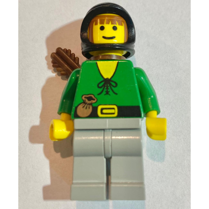 LEGO Forestman Archer (Dark Forest) - Black Hood (fig-006878)