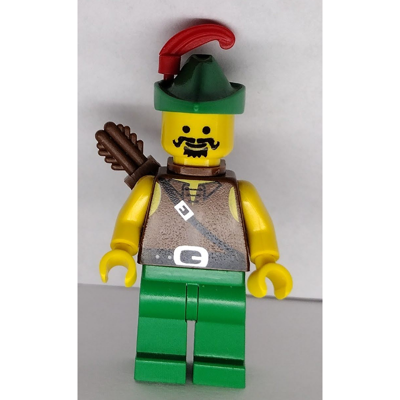 LEGO Forestman Archer (Dark Forest) - Green Hat (fig-006880)