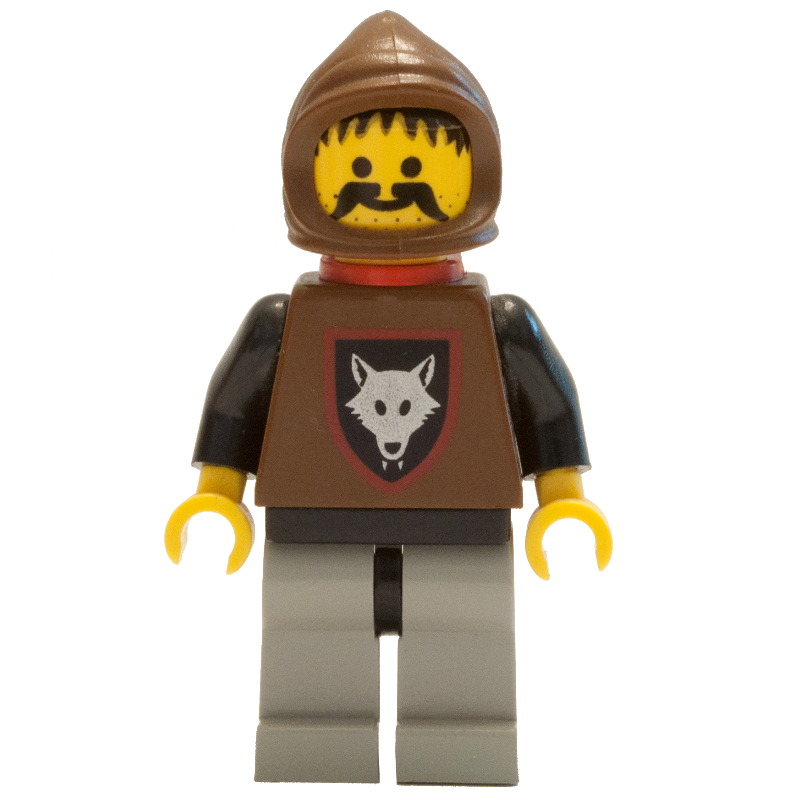 LEGO Fighter (Wolfpack) - Brown Hood (fig-006882)