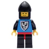 Knight (Black Falcons) - Black Legs, Chin-Protector