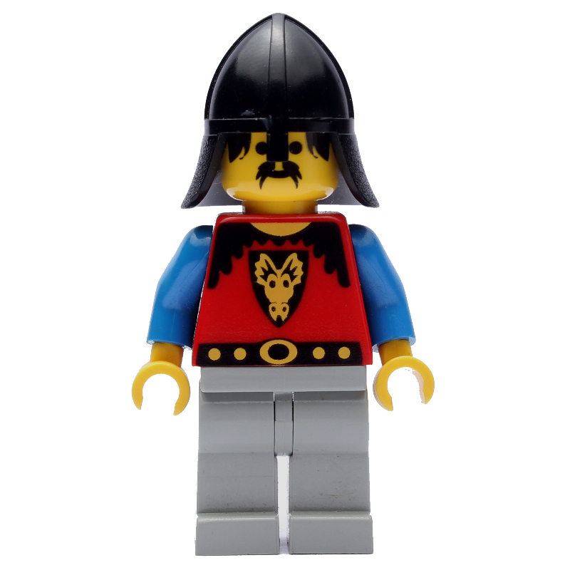 LEGO Knight (Dragon Knights) - Light Gray Legs, Light Gray Hips (fig-006901)