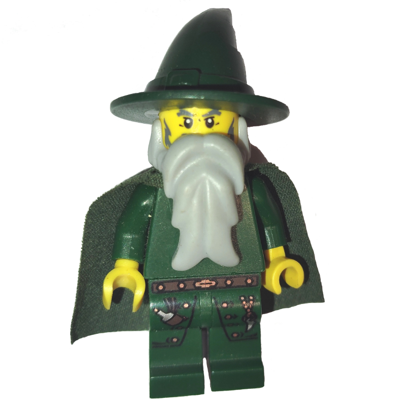 LEGO Wizard (Kingdoms) - Dark Green, Cape (fig-006945)