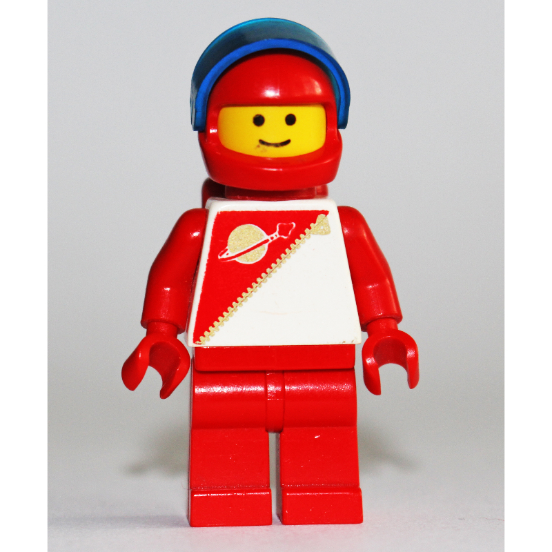 LEGO Futuron Spaceman, Red with Airtanks and Dark Blue Visor (fig-006946)