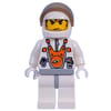 Mars Astronaut, Stubble, Printed Hair