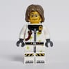 Scientist in Hazmat Suit with Hair