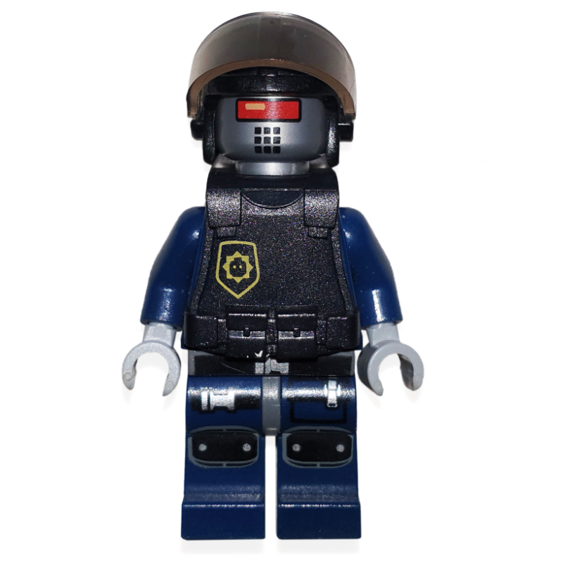 LEGO Robot Police, Aviator Helmet, Armor (fig-007036)