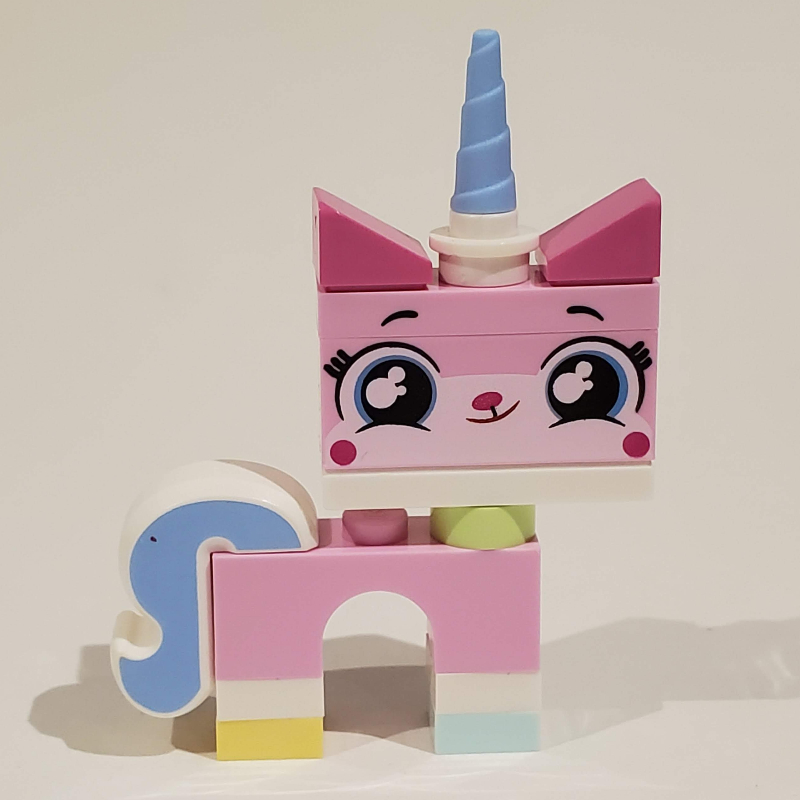 LEGO Unikitty, Light Aqua Foot, Closed Mouth, Crescent Eyes (fig-007046)