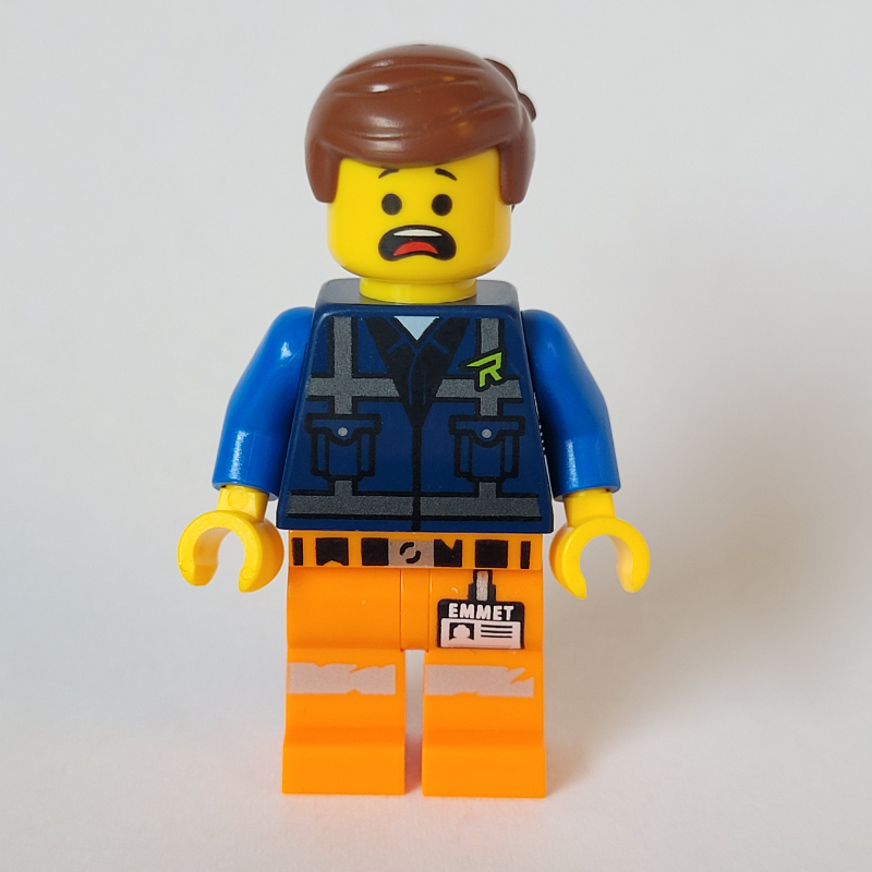 LEGO Emmet, Dark Blue Rex Dangervest Vest (fig-007078)