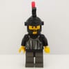 Knight (Fright Knights) - Black Helmet, Red Plume