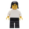 Soccer Player White Plain Torso, Black Legs 1