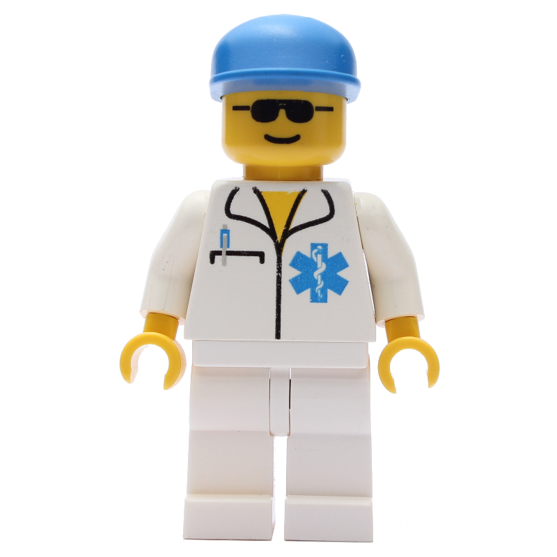 LEGO Doctor - EMT Star, Blue Cap (fig-007137)