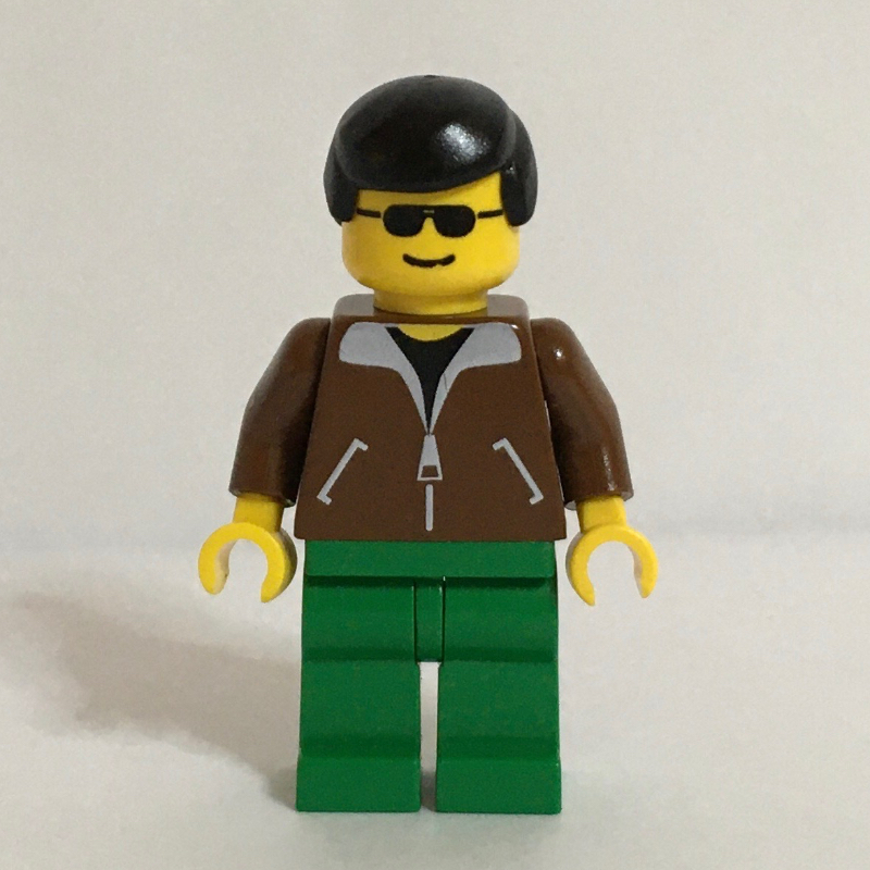 LEGO Man - Brown Jacket, Green Legs (fig-007173)