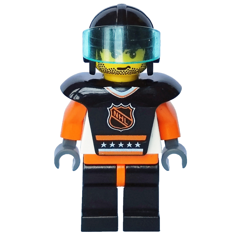 LEGO Hockey Player Black Vest #1 (fig-007182)