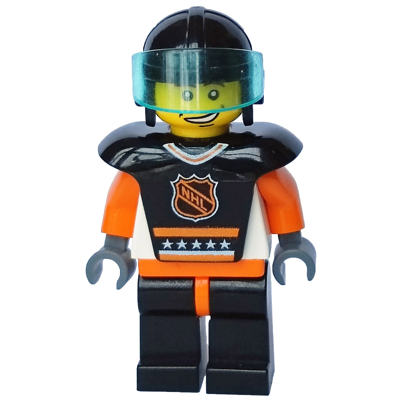 LEGO Hockey Player Black Vest #3 (fig-007183)