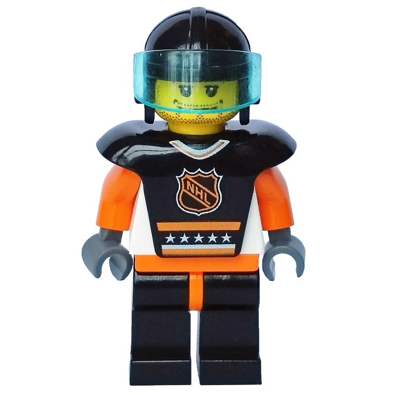LEGO Hockey Player Black Vest #5 (fig-007184)