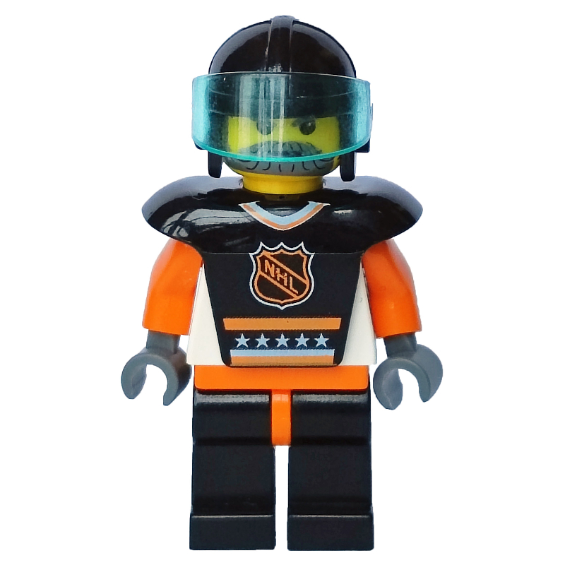 LEGO Hockey Player Black Vest #7 (fig-007185)