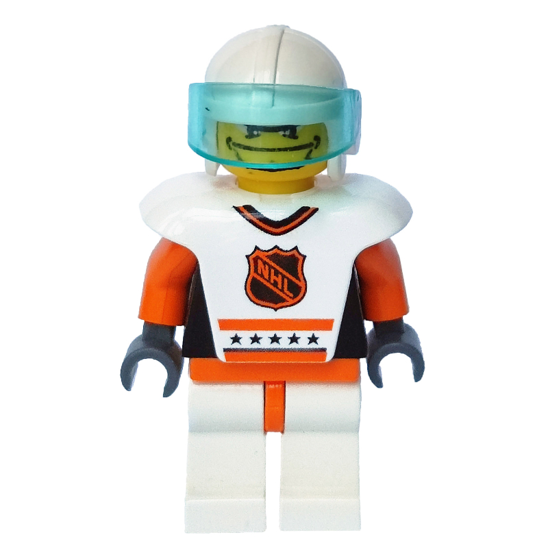 LEGO Hockey Player White Vest #2 (fig-007186)