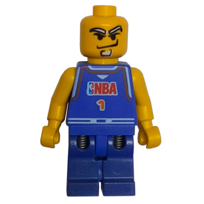 LEGO Basketball Player, Violet Torso, violet Legs 1 (fig-007197)