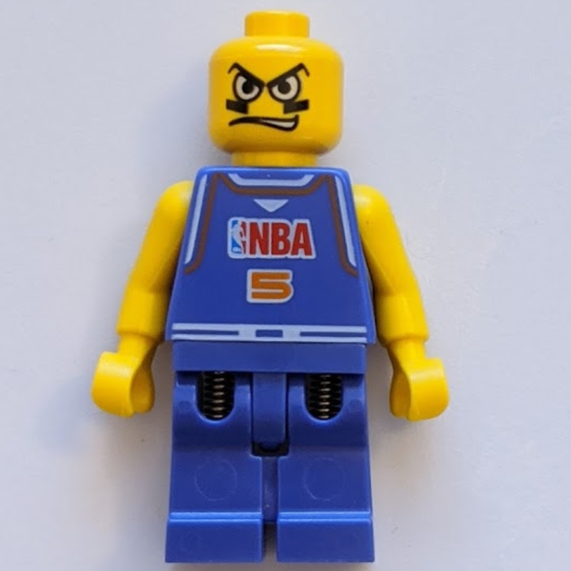 LEGO Basketball Player, Violet Torso, violet Legs 5 (fig-007198)
