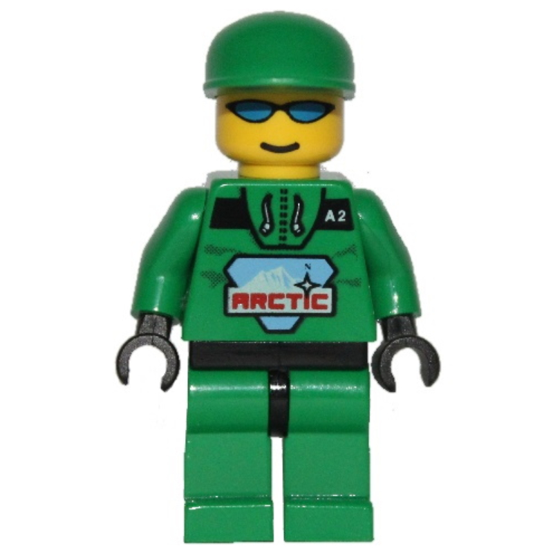 LEGO Arctic Crew, Green, Cap (fig-007208)