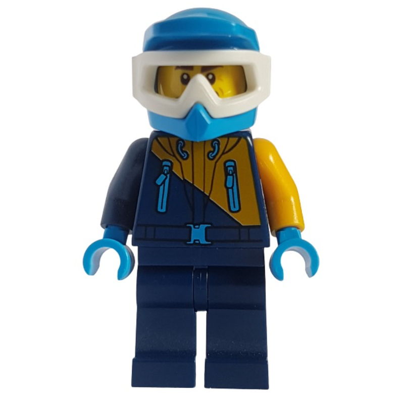 LEGO Arctic Explorer, Dirt Bike Helmet, Snow Goggles (fig-007219)