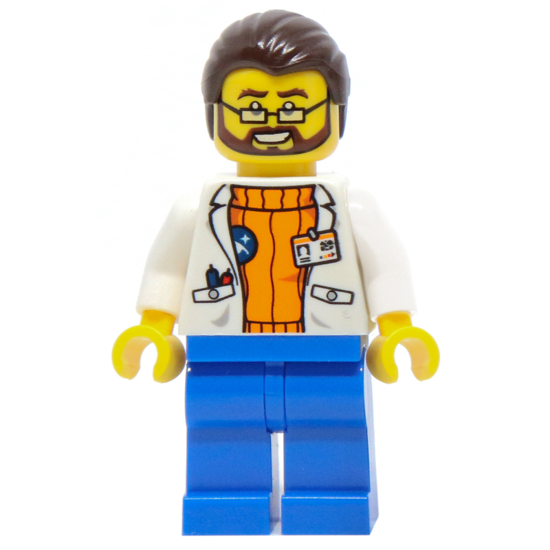LEGO Arctic Explorer, Scientist, Beard (fig-007228)