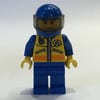 Coast Guard, Yellow Jacket with Zipper, Radio and Badge, Blue Helmet with Visor