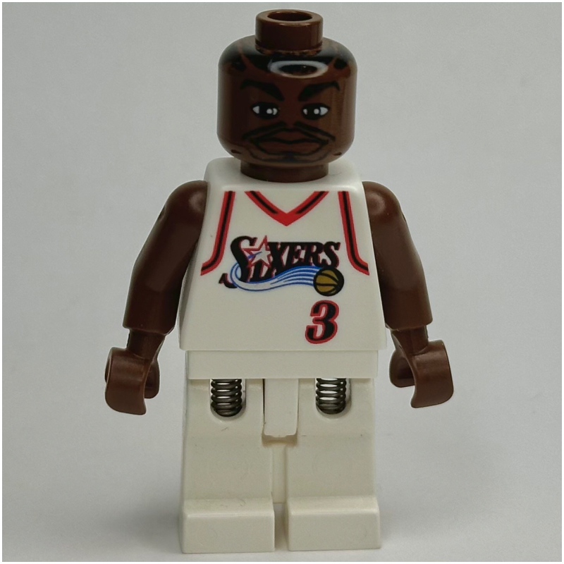 LEGO Allen Iverson, Philadelphia 76ers #3, White (fig-007315)