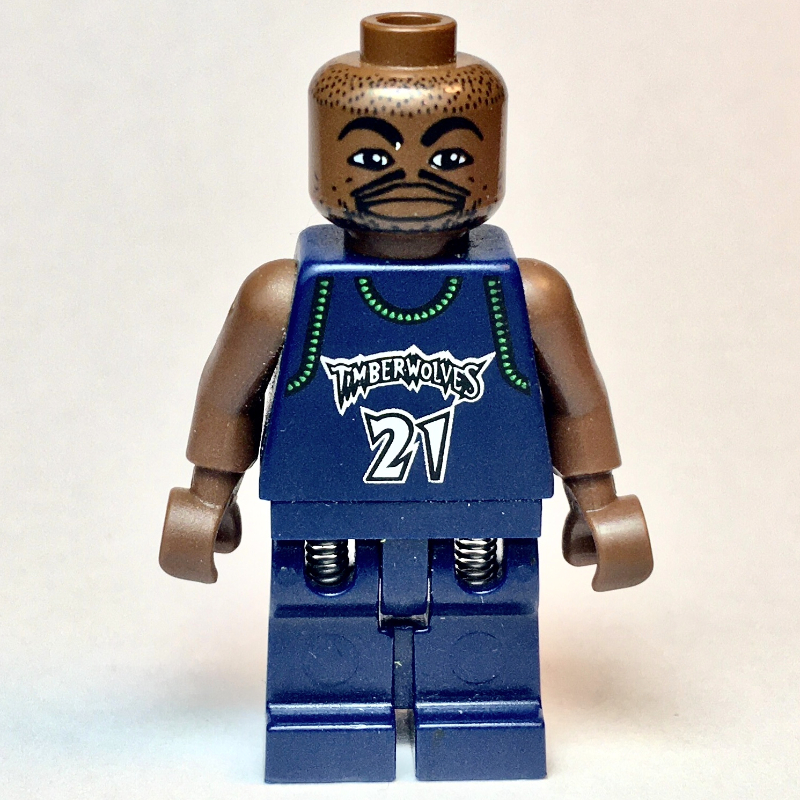 LEGO Kevin Garnett, Minnesota Timberwolves #21, Dark Blue (fig-007318)