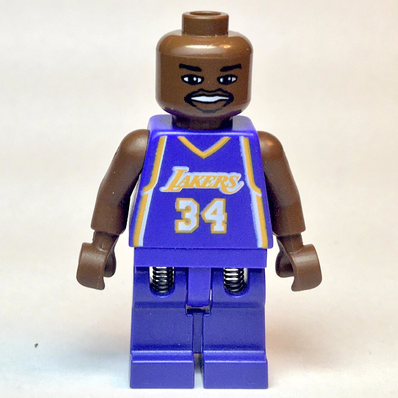 LEGO Shaquille O'Neal, Los Angeles Lakers #34, Violet (fig-007320)