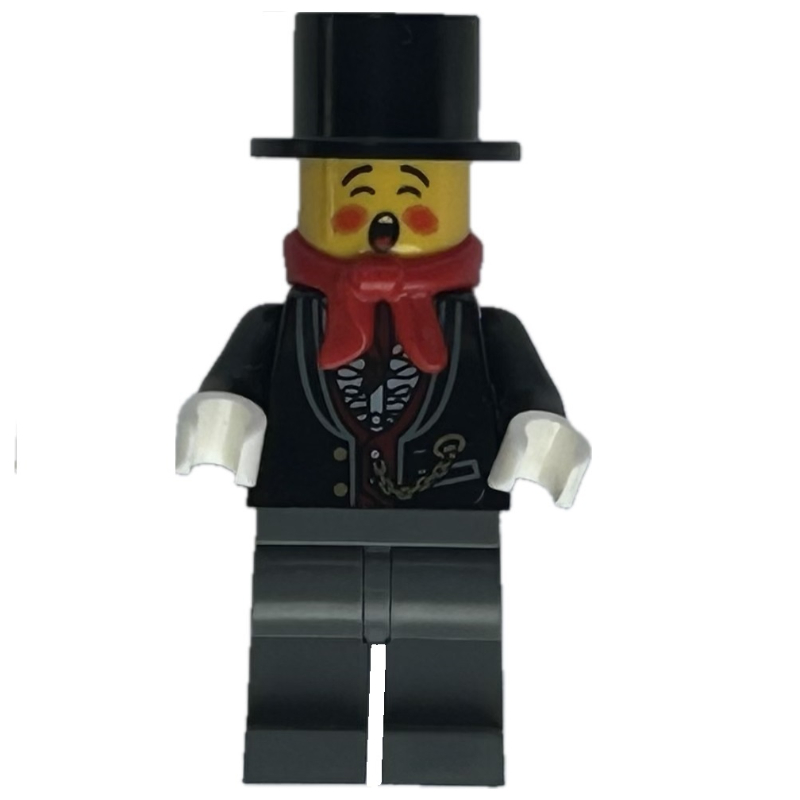 LEGO Caroler, Man, Ruffled Shirt and Gold Chain (fig-007337)